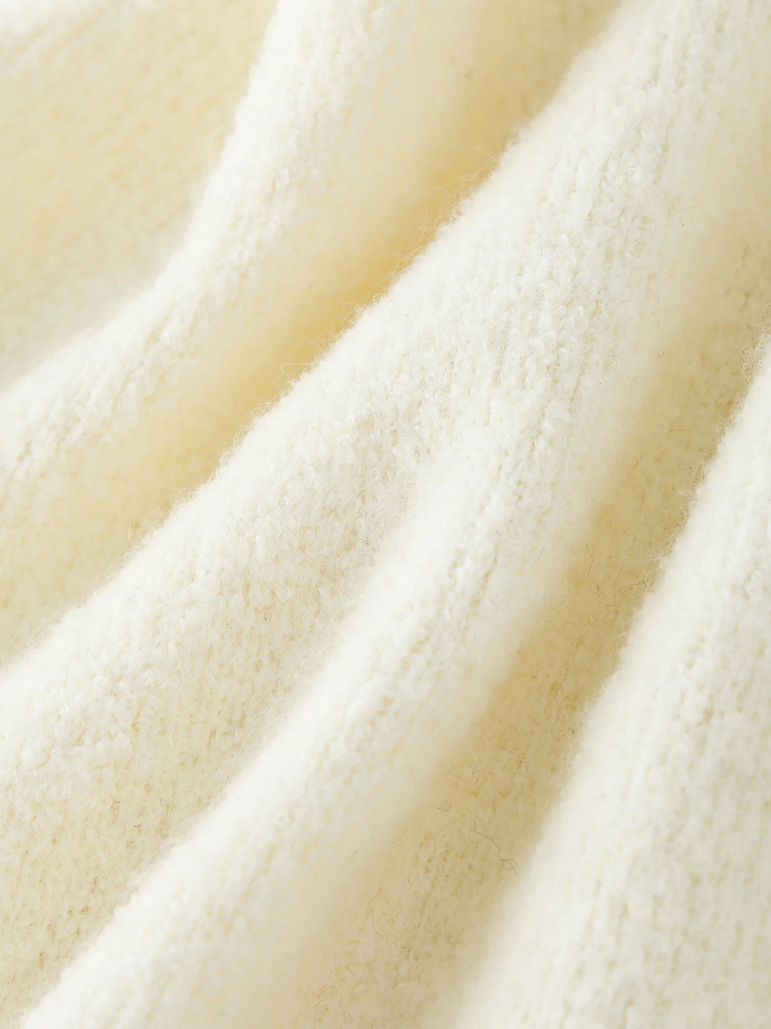 Wool Blend Knit Cardigan Sweater